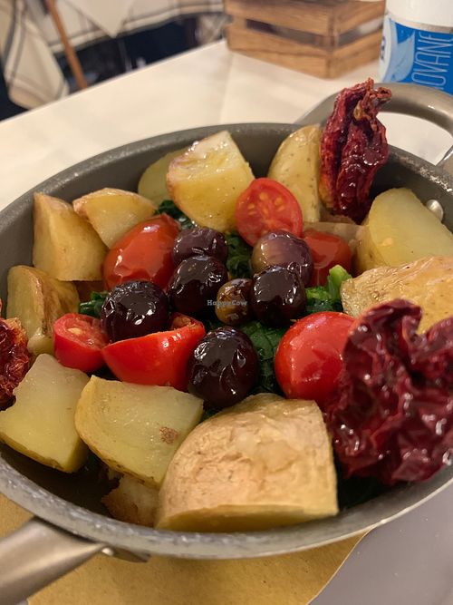 Cialledda (bread & vegetables) at Trattoria Lucana in Matera