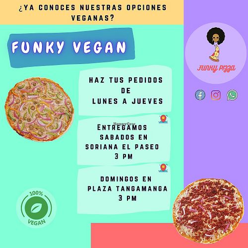 Funky Vegan at Funky Pizza  in San Luis Potosi