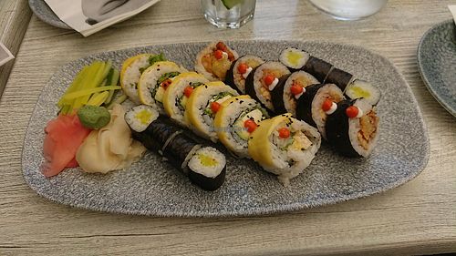 Vegan Set 1 at Koku Sushi in Swinoujscie