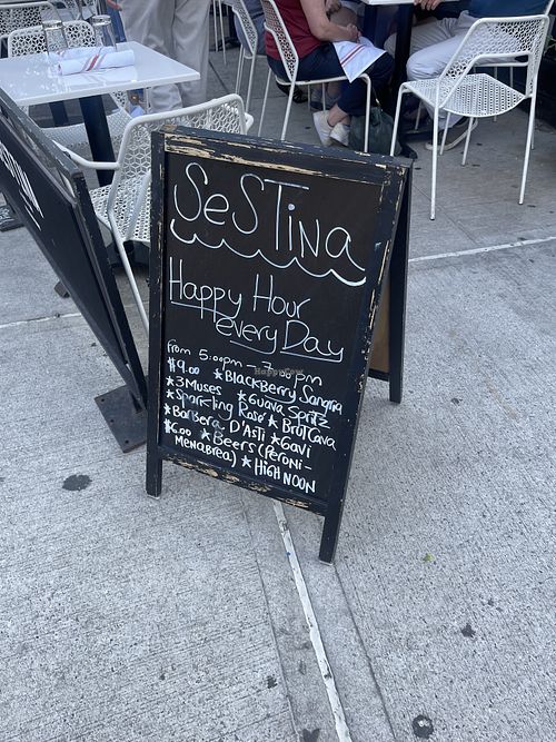 Outside   at Sestina in New York City