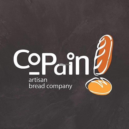 Logo at Co_Pain Artisan Bread Company in Moncton