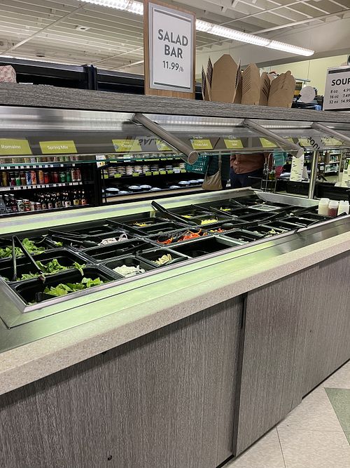 Salad bar - nice variety   at People's Food Co-op in La Crosse