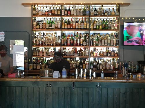 Bar at Kerouac's Restaurant in Baker