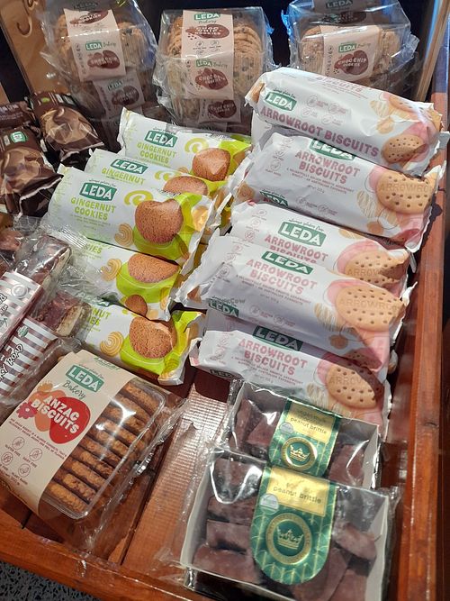 Vegan chocolates at Jamworks Gourmet Foods in Glen Aplin