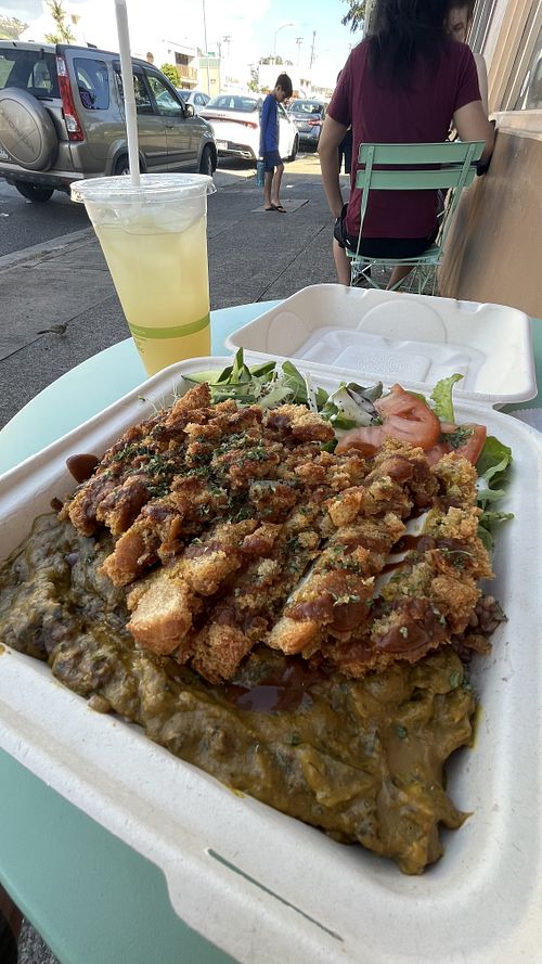 Katsu tofu curry  at Peace Cafe in Honolulu