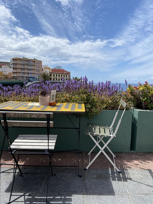 Lovely setting   at La Marmota in La Palma