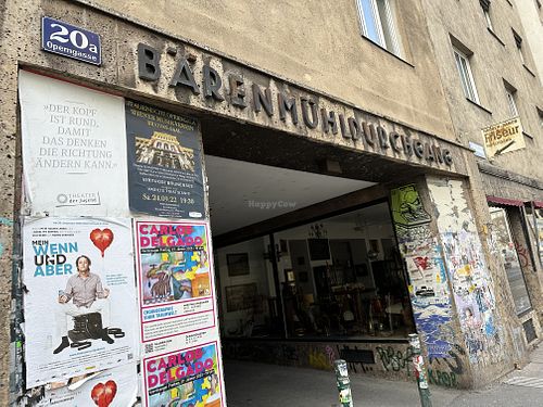 street entrance   at Tolstoy in Vienna