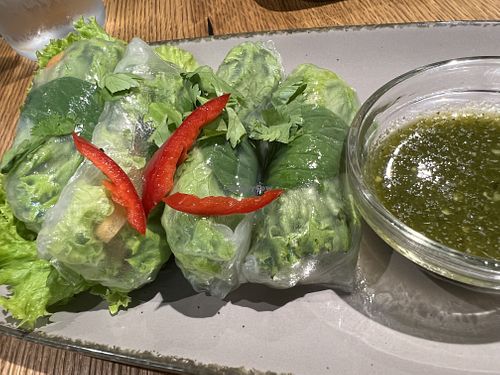 Spring rolls  at All Reis in Vienna