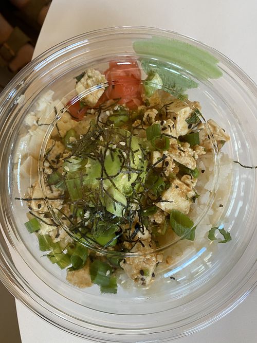 Vegan  at Pokeworks in Tampa