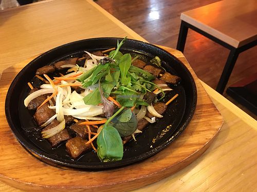 Vegan lamb skewers  at Belly Worship in Auckland