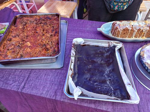 Brownies and lasagne at G Bakes Vegan in Chiang Mai