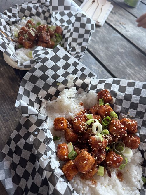 Korean tofu bowl   at Wildside Grill in Tofino