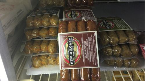 Field roast apple sausages are great. Go Vegan  at EOS Natural Foods in Wolfville