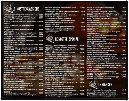 Menù 1 at Pizza d'Autore in San Polo Di Piave