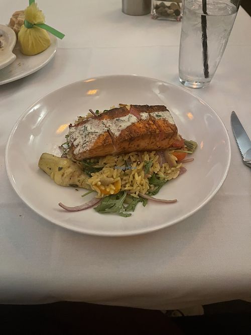 Vegan Salmon   at Kres Chophouse in Orlando