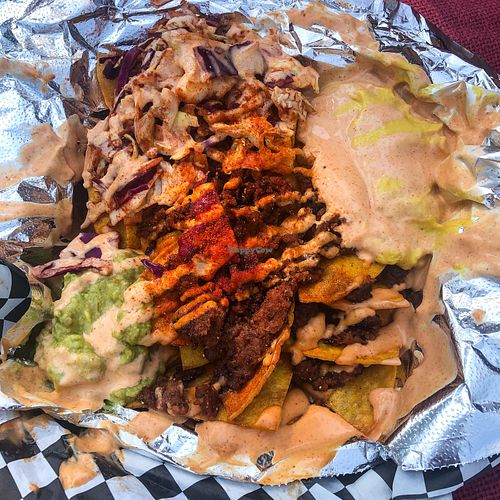 Loaded Nachos at Never Caged in Los Angeles