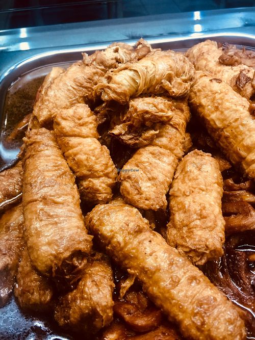 dou chang 豆肠. Photo by Vegetarian Delight at Vegetarian Delight 素食小吃 in Central Singapore