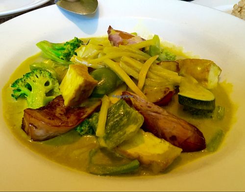 Green curry  at Green Earth Vegan Cuisine in Pasadena