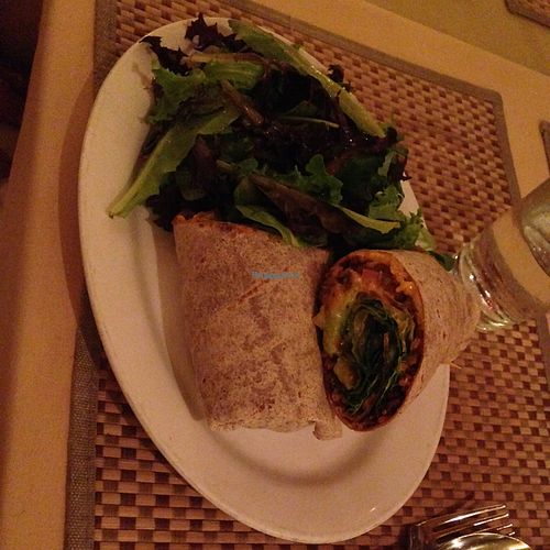 the Gourmet Burrito at Green Earth Vegan Cuisine in Pasadena