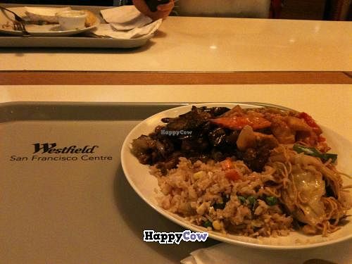 Loving Hut yummy lunch! at Loving Hut - Westfield Mall Food Emporium in San Francisco