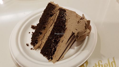 Moka cake at Loving Hut - Westfield Mall Food Emporium in San Francisco