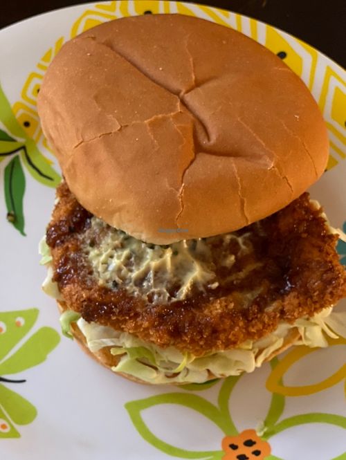 Chik’n katsu at BeLeaf Burgers in Stanton