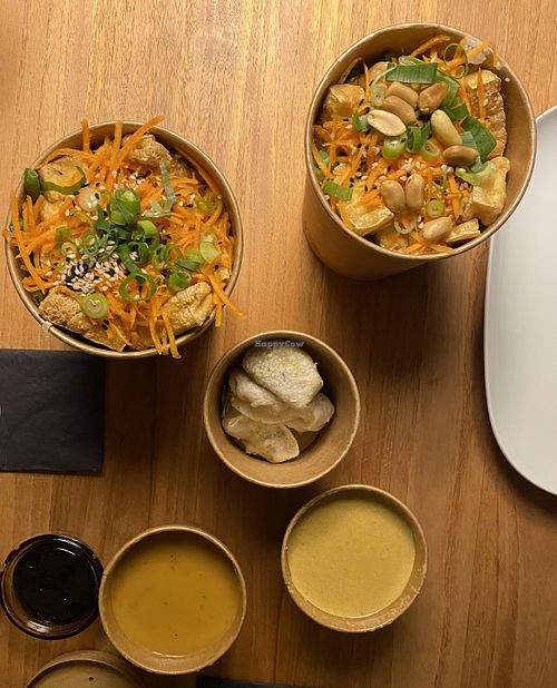 Everything is delivered in environmental friendly boxes  at Vy in Hamburg