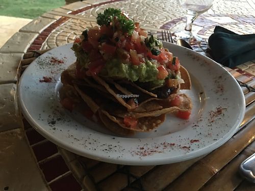 Nachos at Ylang Ylang Beach Resort Restaurant in Montezuma
