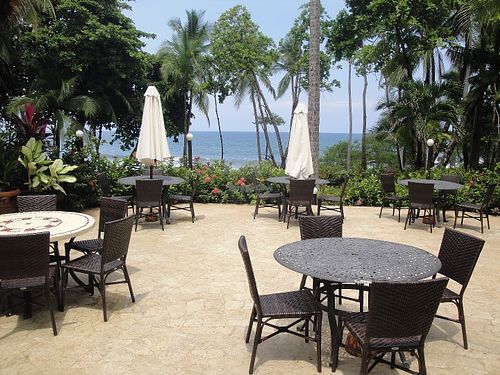 view at Ylang Ylang Beach Resort Restaurant in Montezuma