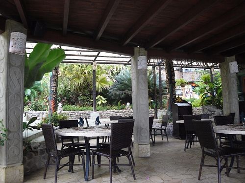 view at Ylang Ylang Beach Resort Restaurant in Montezuma