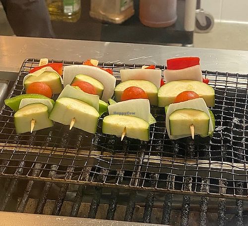 Dedicated grill for Veg and tofu at RTE in Stanton