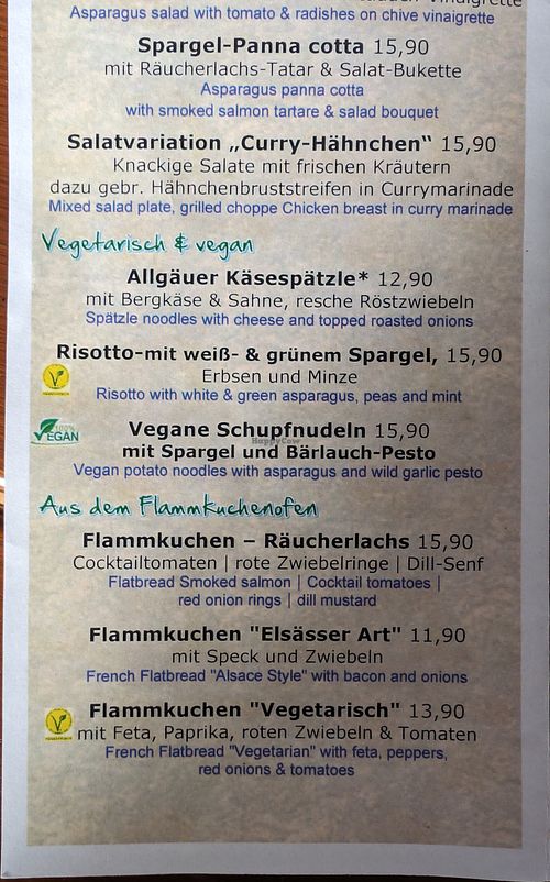 Gesalzene Preise für mein Empfinden! at Bremerhof in Kaiserslautern