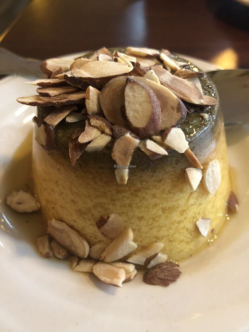 Flan  at Vegan Kitchen in Naples