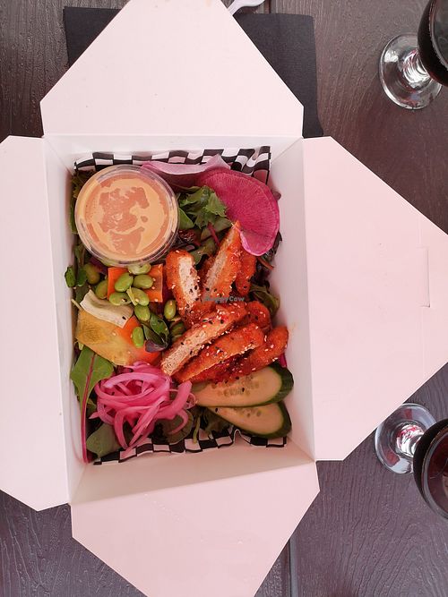 Asian chicken salad at Miso & Shiso in North Bay