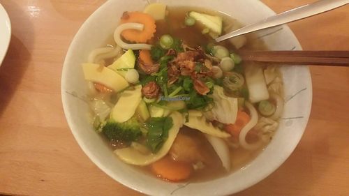 Noodle Soup with Vegetables at Well Being in Cologne