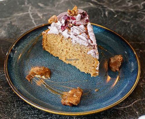 Fig cake at Café Contresort in Paris