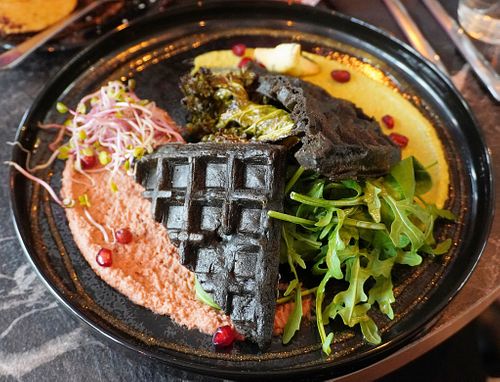 Wicked brunch main dish at Café Contresort in Paris