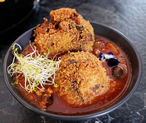 Arancini at Café Contresort in Paris
