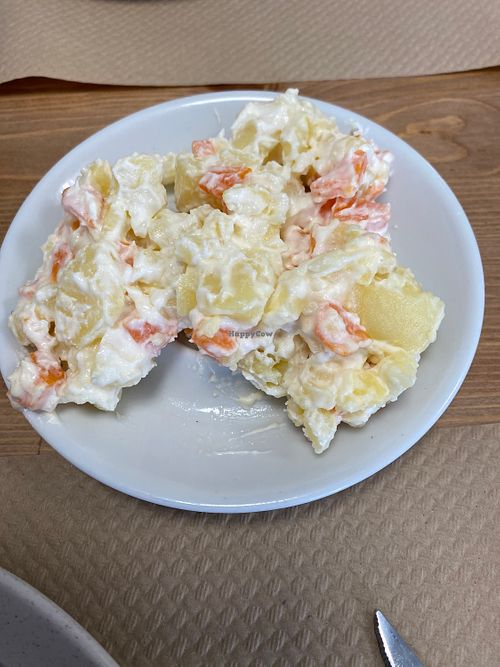 Aperitivo de ensaladilla vegana at El Sarao de Lara in Las Rozas De Madrid