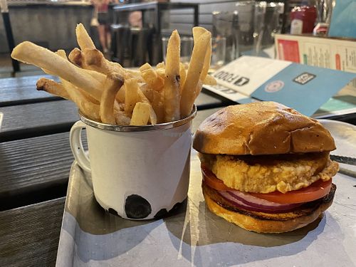 Chickun Burger  at BrewDog in Columbus