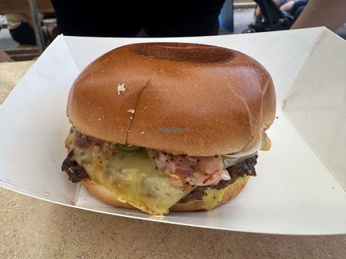 Burger week burger  at Mirisata in Portland