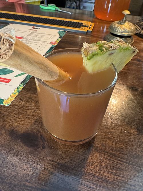 Hot spiced apple cider   at Mirisata in Portland