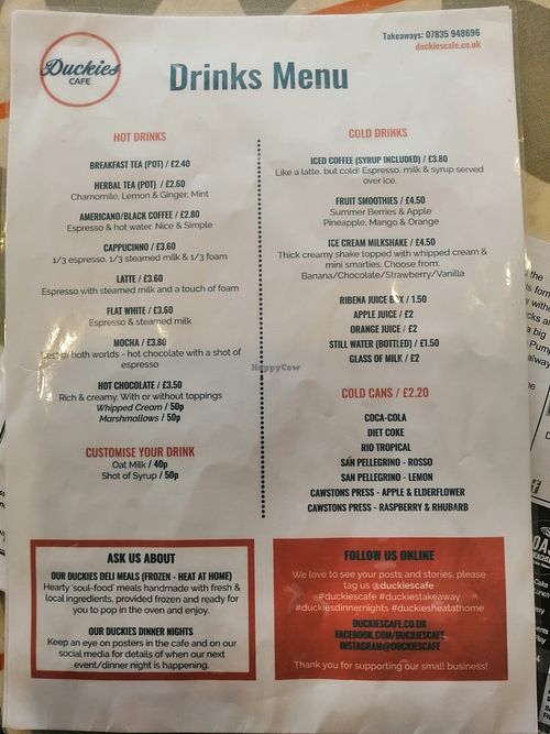  at Duckies Cafe in Hayle