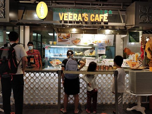 Stall number 12 at Veera's Cafe - Suntec City in Central Singapore