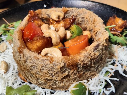 yam ring / basket  at Leaf Corner 慈素 - Tai Seng in Central Singapore