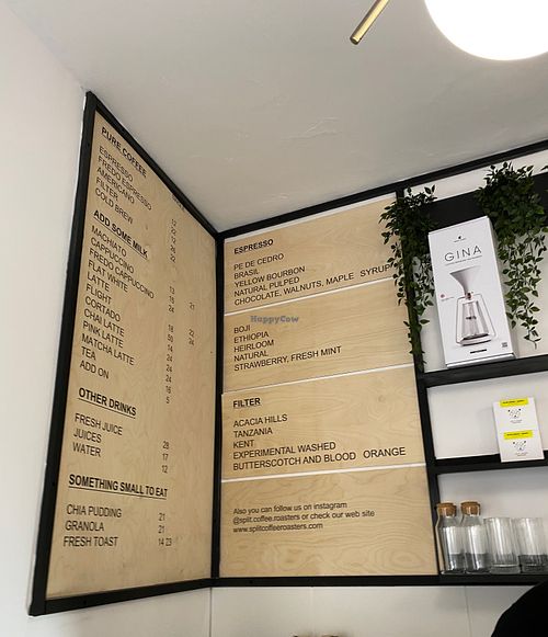 Menu  at Split Coffee Roasters in Split