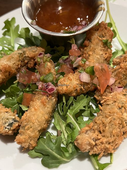 Vegan Coconut Shrimo  at Brooklyn Organic Kitchen in Mahopac