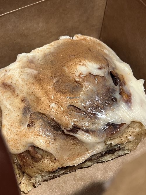 Vegan Cinnamon Bun  at Brooklyn Organic Kitchen in Mahopac