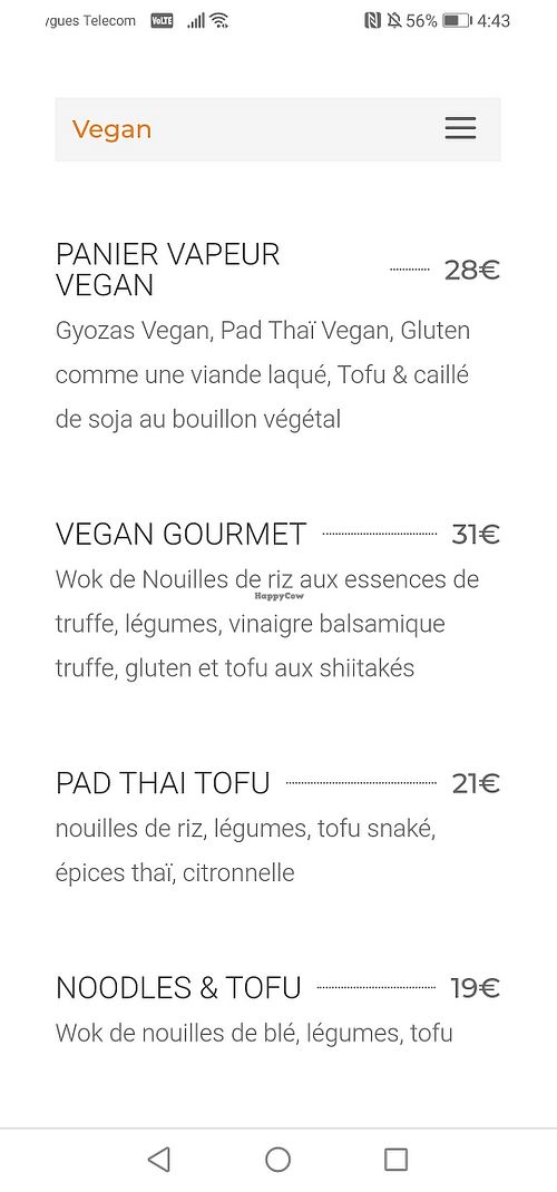 Vegan menu part 1 at Cook-ki in Nancy