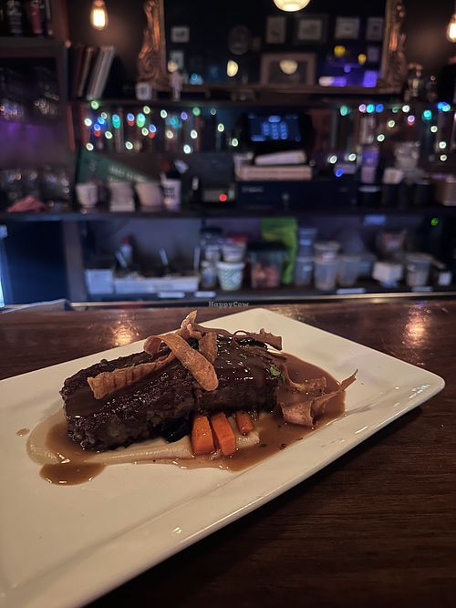 Lentil loaf  at Cloak & Dagger in Cleveland